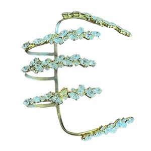 Carousel Claw Jewelry Women Ring Rhinestone Retro Whimsygoth Fairy Western Boho